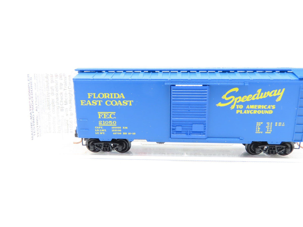 N Scale Micro-Trains MTL #20096 FEC Florida East Coast 40&#39; Box Car #21050