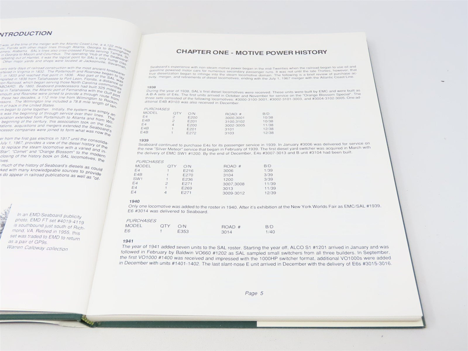 Seaboard Air Line Railroad Company Motive Power by Calloway & Withers ©1988 HC