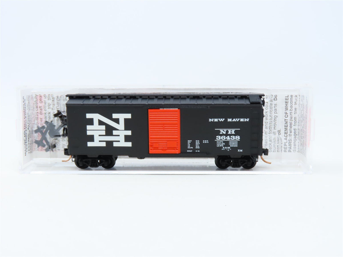 N Scale Micro-Trains MTL #20350 NH New Haven 40&#39; Single Door Box Car #36438