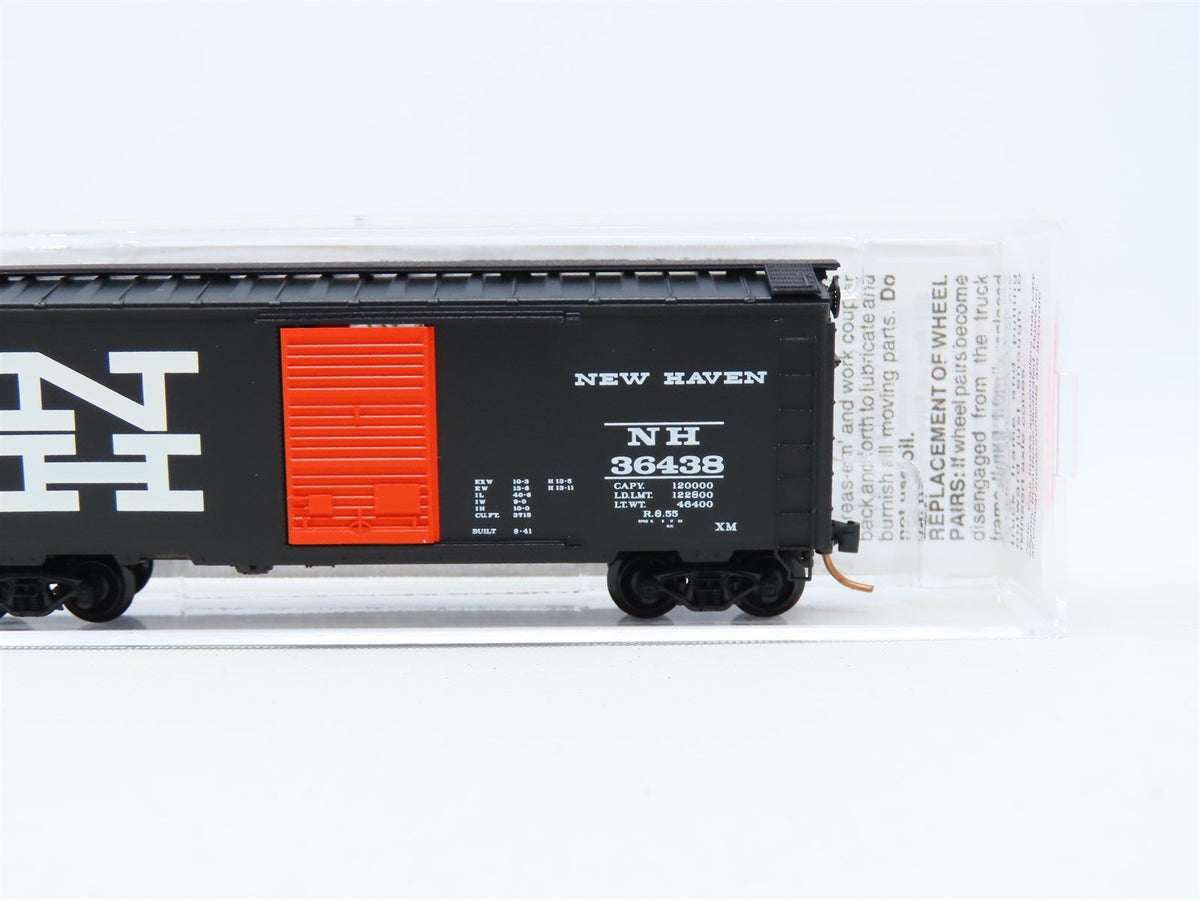 N Scale Micro-Trains MTL #20350 NH New Haven 40&#39; Single Door Box Car #36438