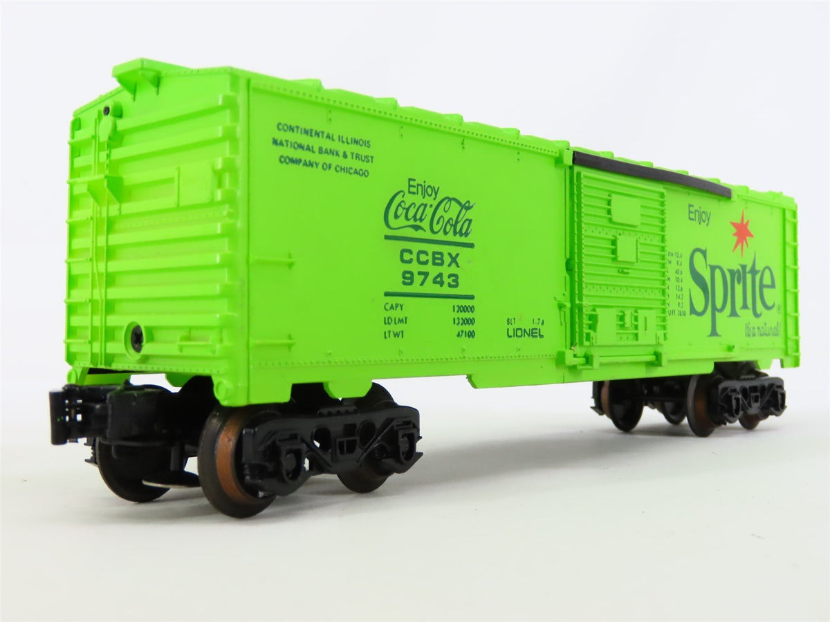 O Gauge 3-Rail Lionel 8473 Coca-Cola, Sprite, Tab &amp; Fanta NW2 Diesel Freight Set