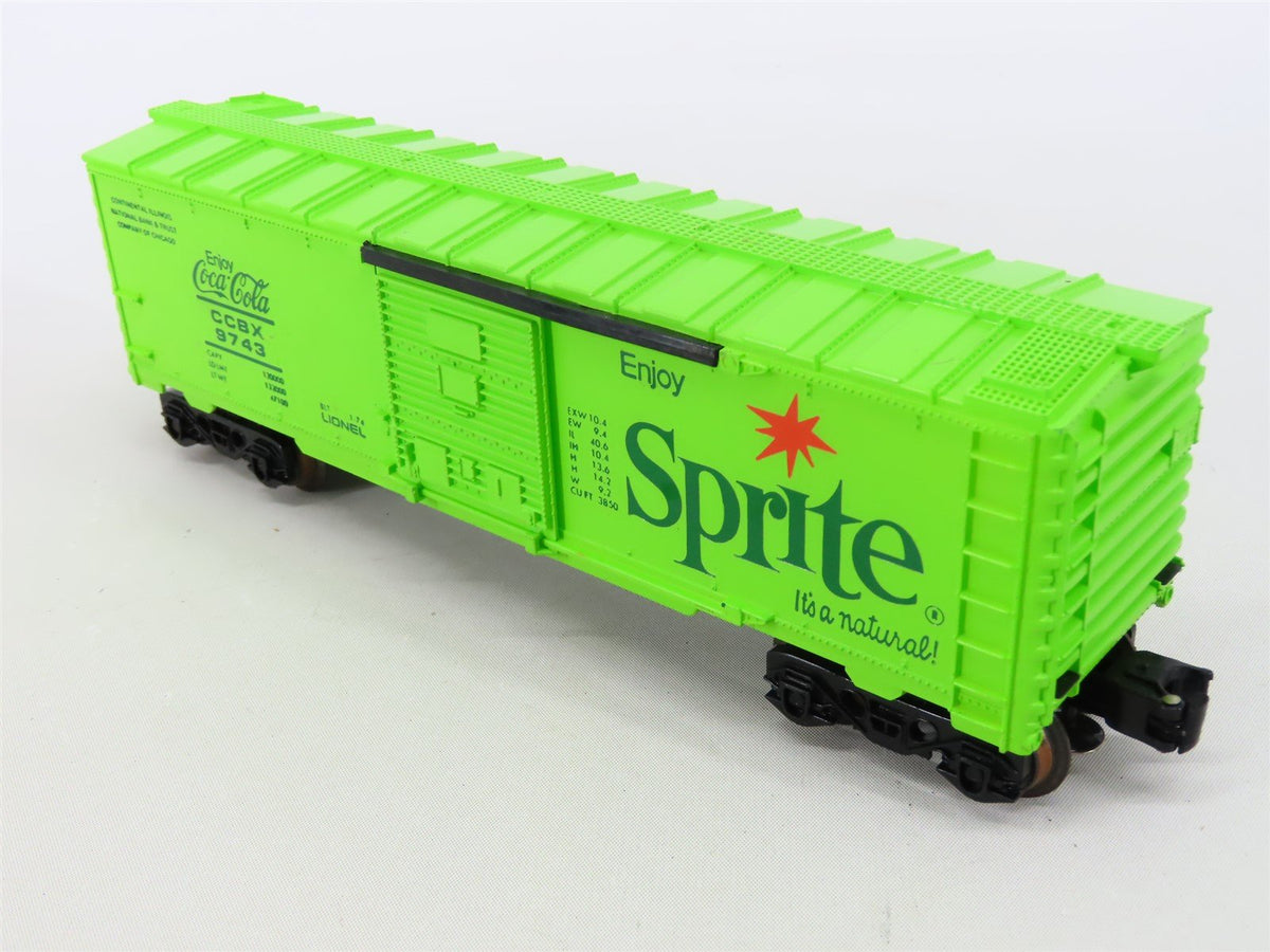 O Gauge 3-Rail Lionel 8473 Coca-Cola, Sprite, Tab &amp; Fanta NW2 Diesel Freight Set