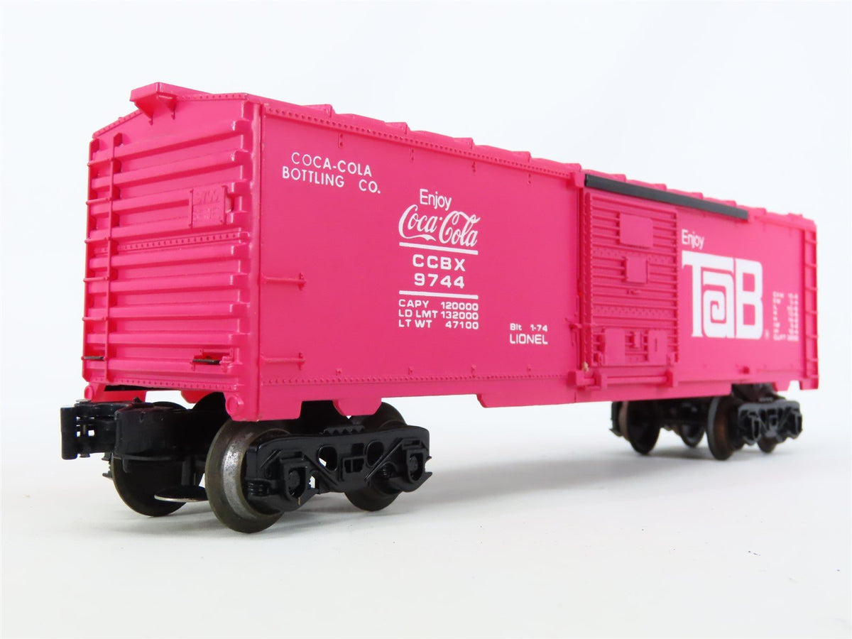 O Gauge 3-Rail Lionel 8473 Coca-Cola, Sprite, Tab &amp; Fanta NW2 Diesel Freight Set