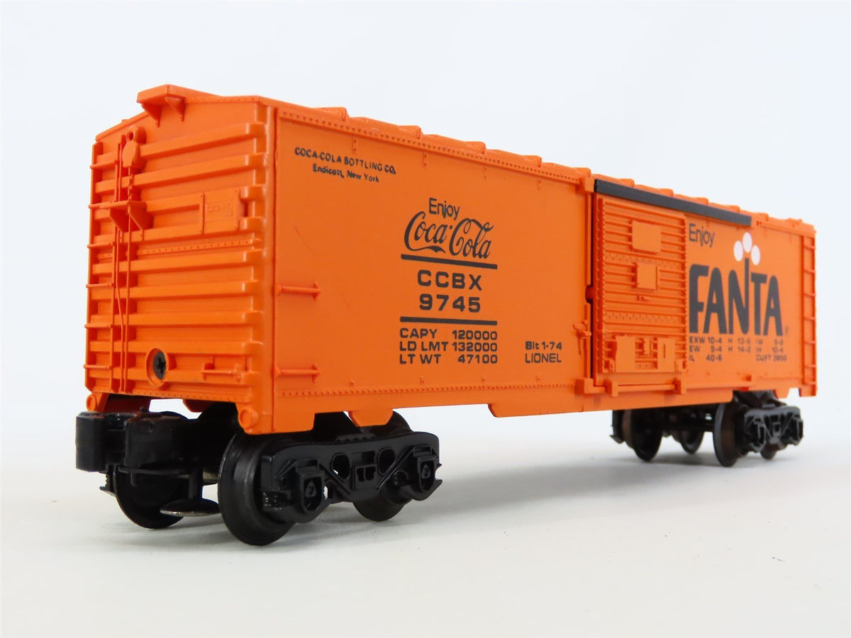 O Gauge 3-Rail Lionel 8473 Coca-Cola, Sprite, Tab &amp; Fanta NW2 Diesel Freight Set