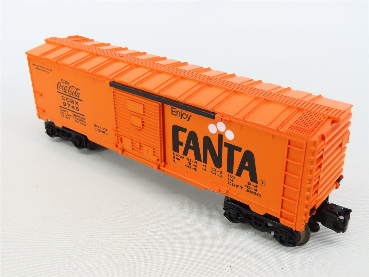 O Gauge 3-Rail Lionel 8473 Coca-Cola, Sprite, Tab &amp; Fanta NW2 Diesel Freight Set