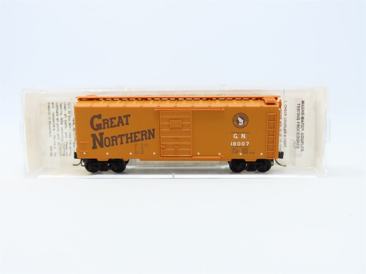 N Scale Micro-Trains MTL #20190 GN Great Northern 40&#39; Single Door Box Car #18007