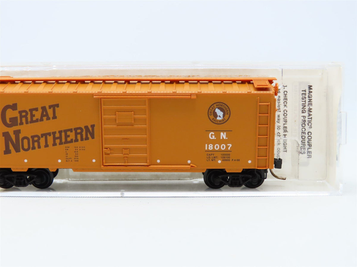 N Scale Micro-Trains MTL #20190 GN Great Northern 40&#39; Single Door Box Car #18007