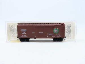 N Micro-Trains MTL #21120 CN Canadian National 40' Plug Door Box Car #290145