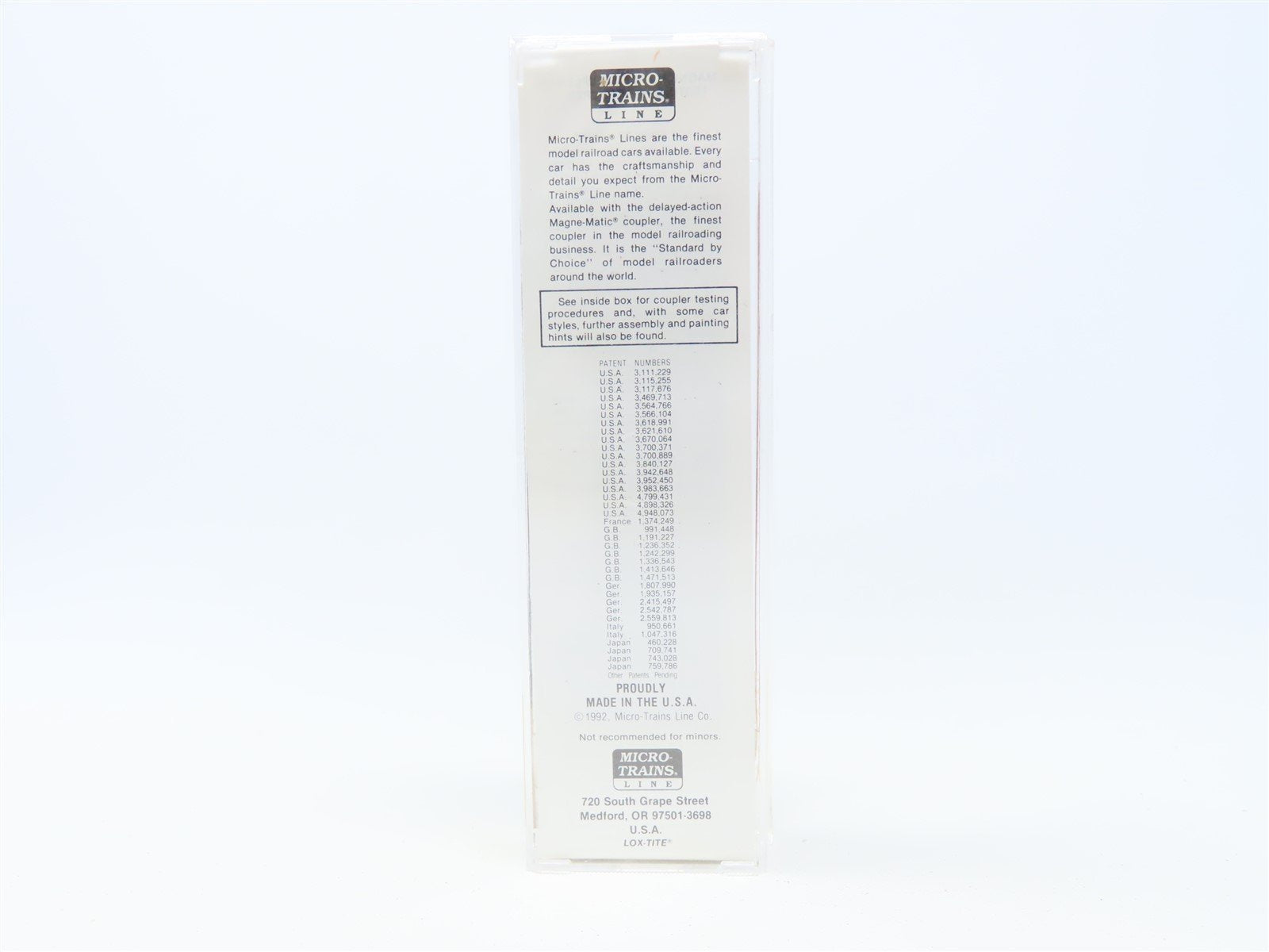 N Scale Micro-Trains MTL #21190 LOVX American Colloid CO 40' Box Car #9116