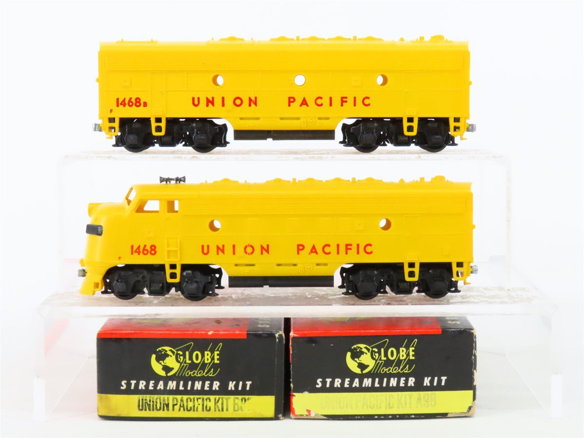 HO Globe Models A98/B89 UP Union Pacific F7A/B Diesel Set #1468A/B - Unpowered