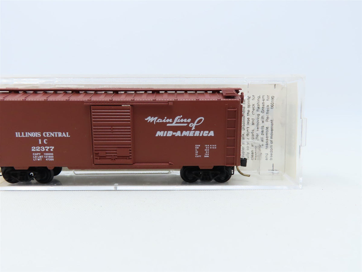 N Scale Micro-Trains MTL #20056 IC Main Line Of Mid America 40&#39; Box Car #22377