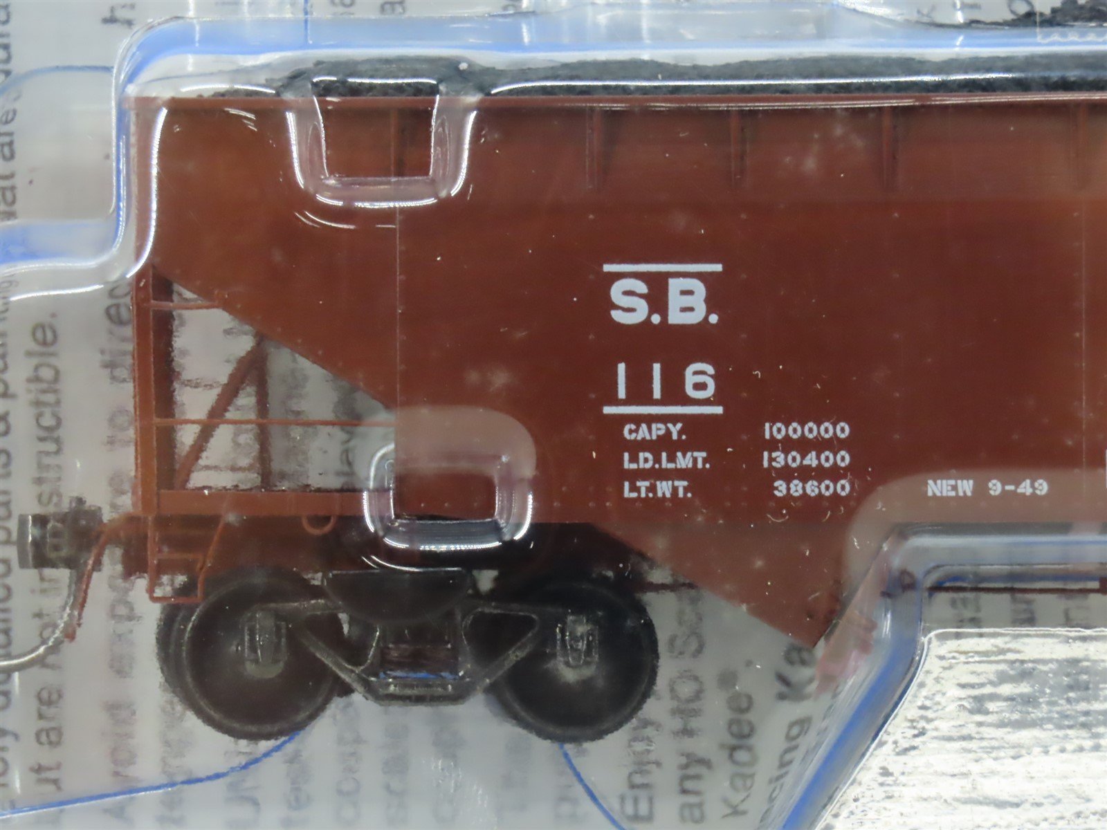 HO Kadee Cars #7024 SB South Buffalo 2-Bay Hopper w/ Coal Load #116 - SEALED