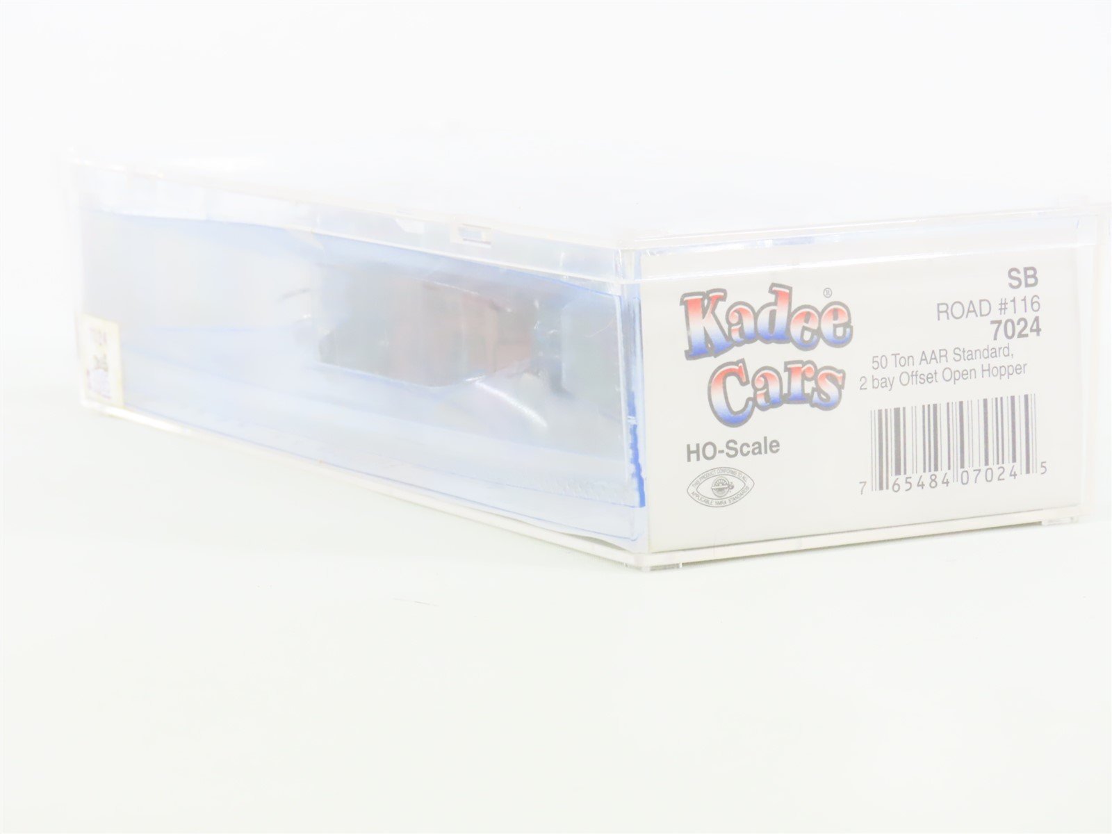 HO Kadee Cars #7024 SB South Buffalo 2-Bay Hopper w/ Coal Load #116 - SEALED