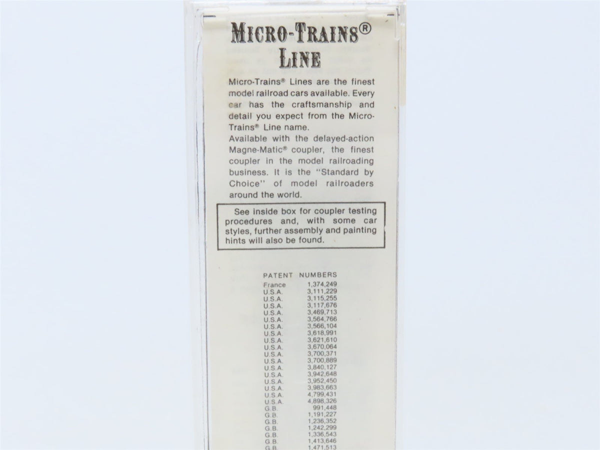 N Micro-Trains MTL #20010 GTW Grand Trunk Western 40&#39; Single Door Box Car 516768