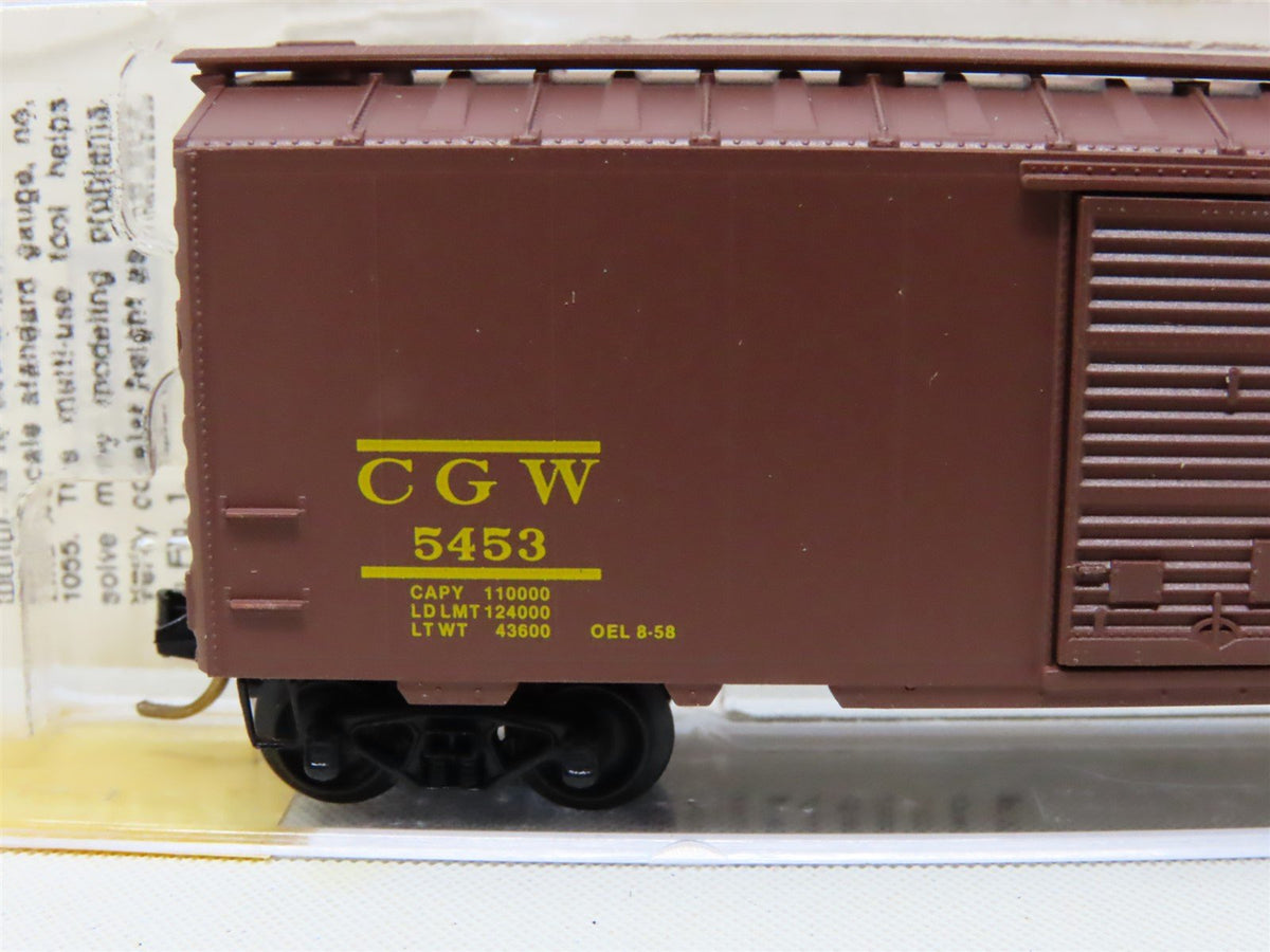 N Scale Micro-Trains MTL #20046 CGW Chicago Great Western 40&#39; Box Car #5453