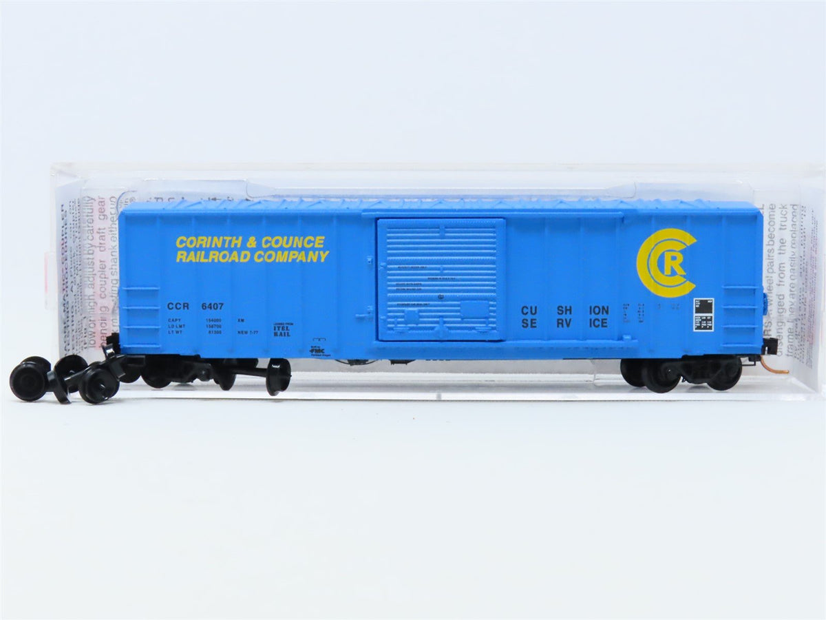 N Scale Micro-Trains MTL 25140 CCR Corinth &amp; Counce 50&#39; Steel Box Car #6407