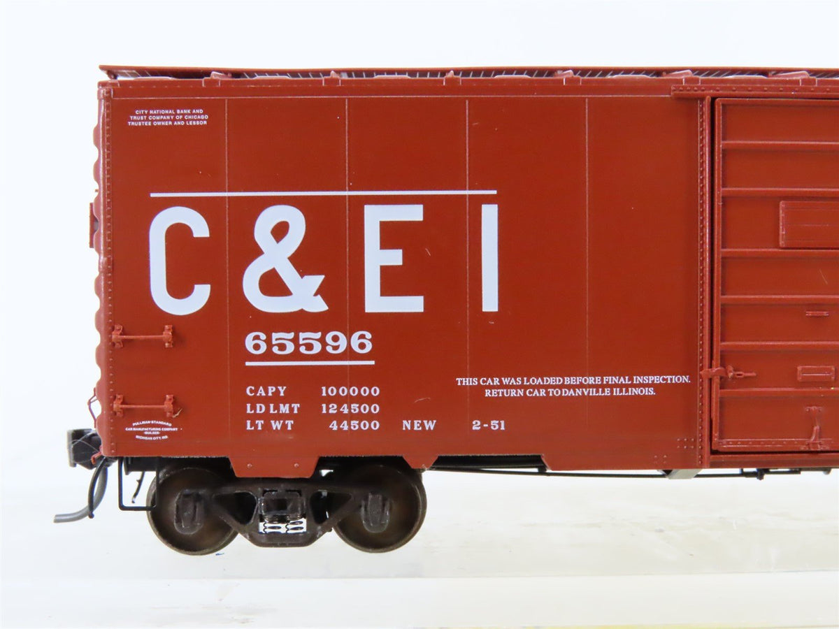 HO Kadee #4029 C&amp;EI Chicago &amp; Eastern Illinois 40&#39; Single Door Box Car #65596