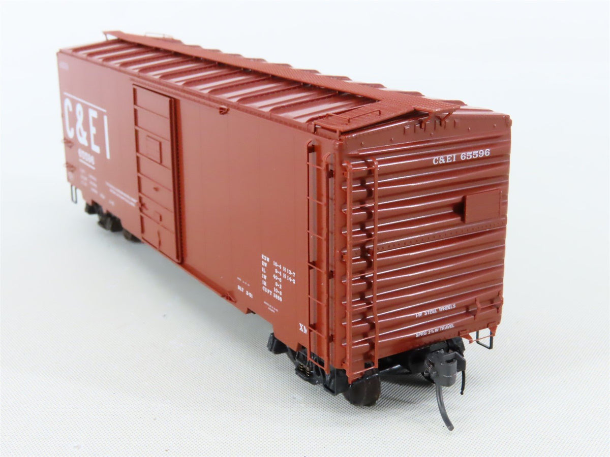 HO Kadee #4029 C&amp;EI Chicago &amp; Eastern Illinois 40&#39; Single Door Box Car #65596