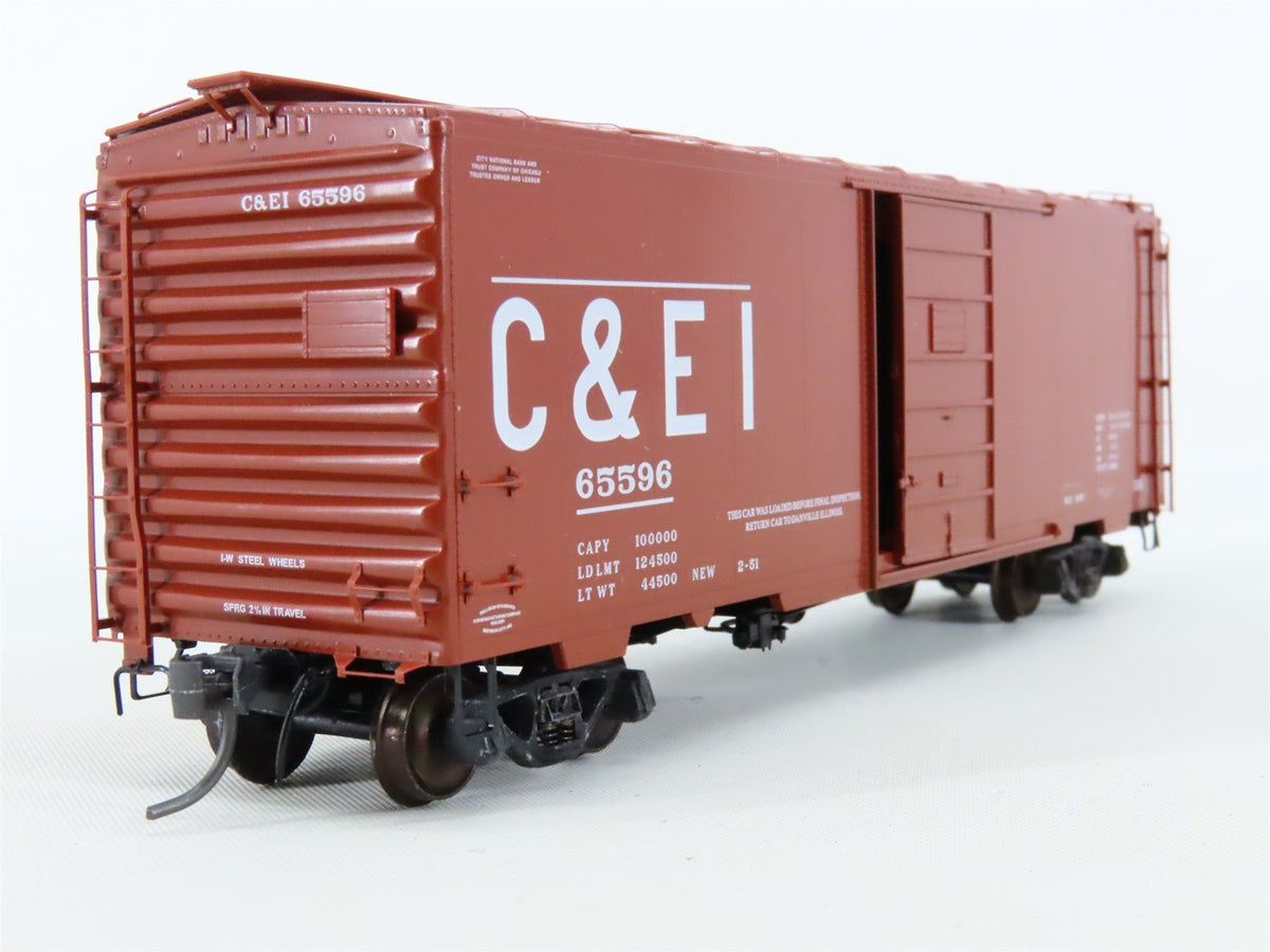 HO Kadee #4029 C&amp;EI Chicago &amp; Eastern Illinois 40&#39; Single Door Box Car #65596