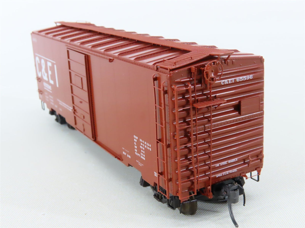 HO Kadee #4029 C&amp;EI Chicago &amp; Eastern Illinois 40&#39; Single Door Box Car #65596