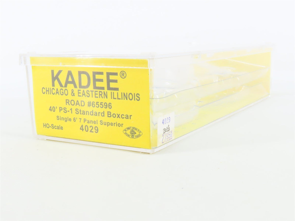 HO Kadee #4029 C&amp;EI Chicago &amp; Eastern Illinois 40&#39; Single Door Box Car #65596