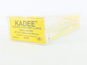 HO Kadee #4029 C&EI Chicago & Eastern Illinois 40' Single Door Box Car #65596