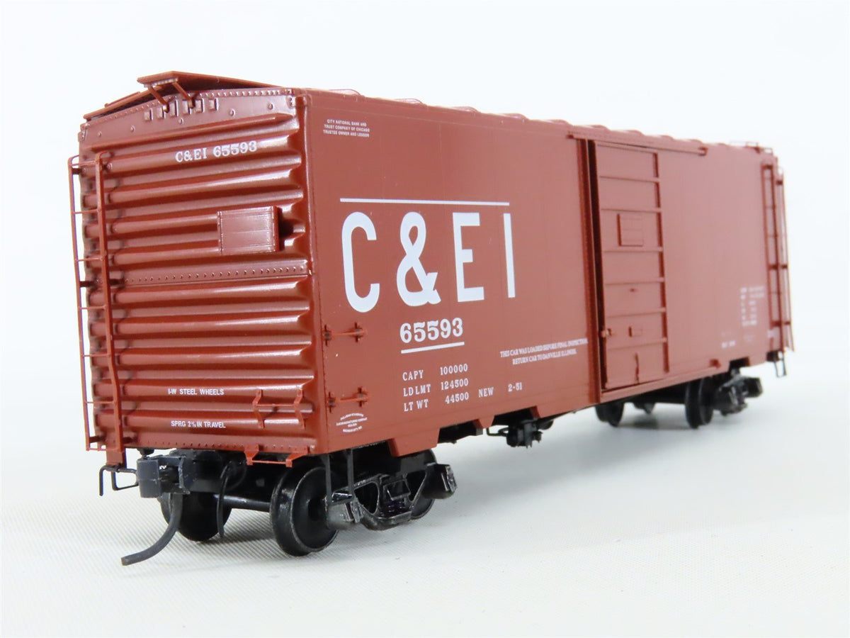 HO Kadee #4030 C&amp;EI Chicago &amp; Eastern Illinois 40&#39; Single Door Box Car #65593