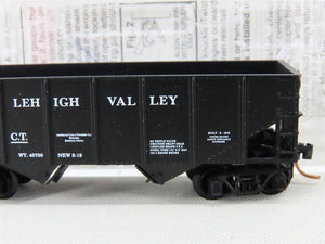 N Micro-Trains MTL 56330 LV Lehigh Valley 33' 2-Bay Rib-Side Open Hopper #27432