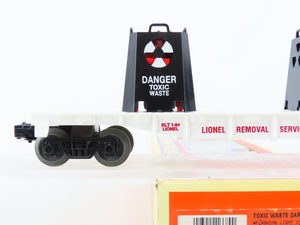 O Gauge 3-Rail Lionel 6-16689 Lionel Removal Service Toxic Waste Flat Car w/Load