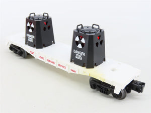 O Gauge 3-Rail Lionel 6-16689 Lionel Removal Service Toxic Waste Flat Car w/Load