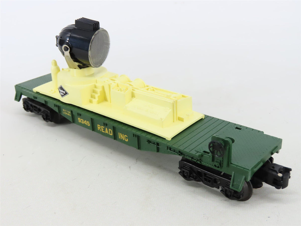 O Gauge 3-Rail Lionel 6-9345 RDG Reading Lines Track Maintenance Searchlight Car