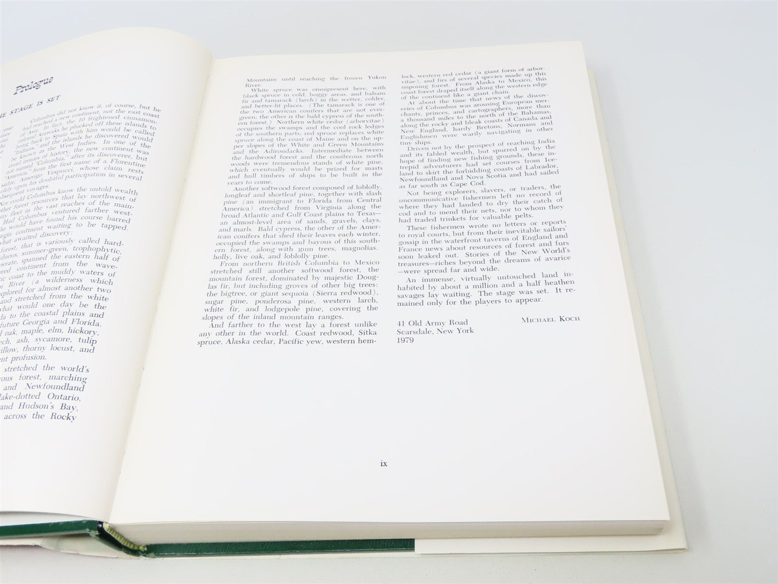 Steam & Thunder In The Timber by Michael Koch ©1979 HC Book-Signed