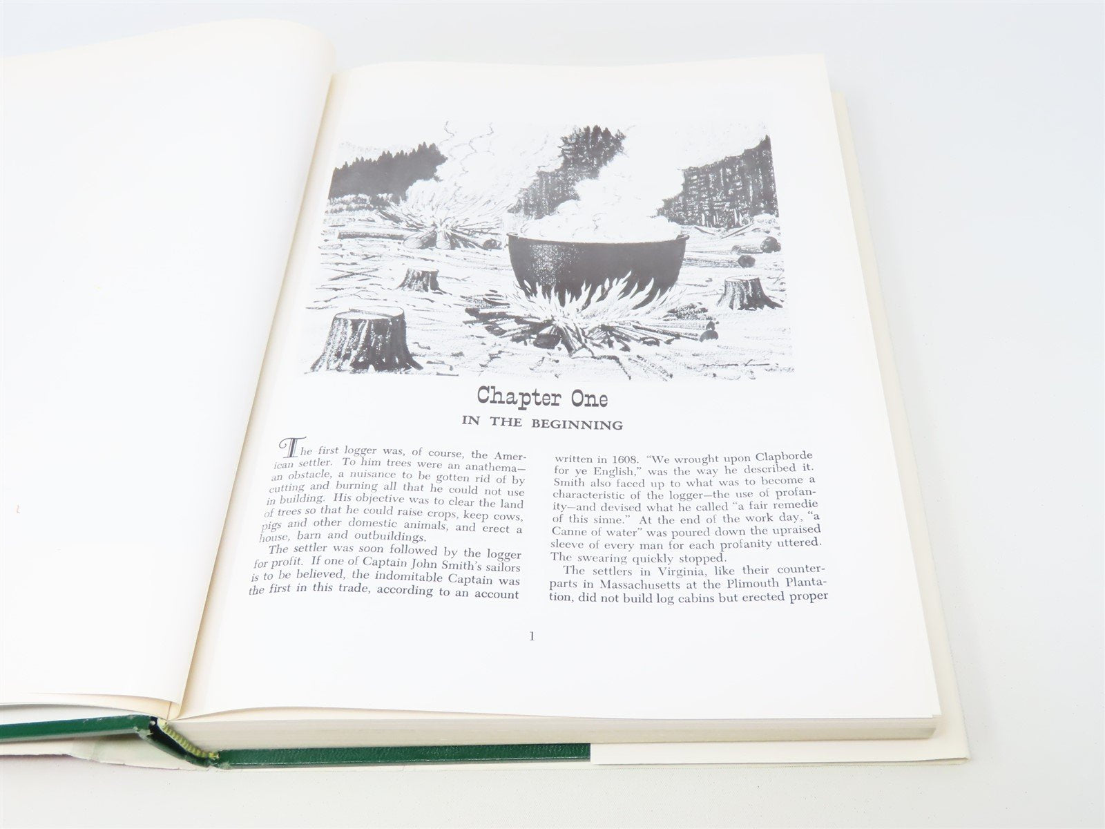 Steam & Thunder In The Timber by Michael Koch ©1979 HC Book-Signed