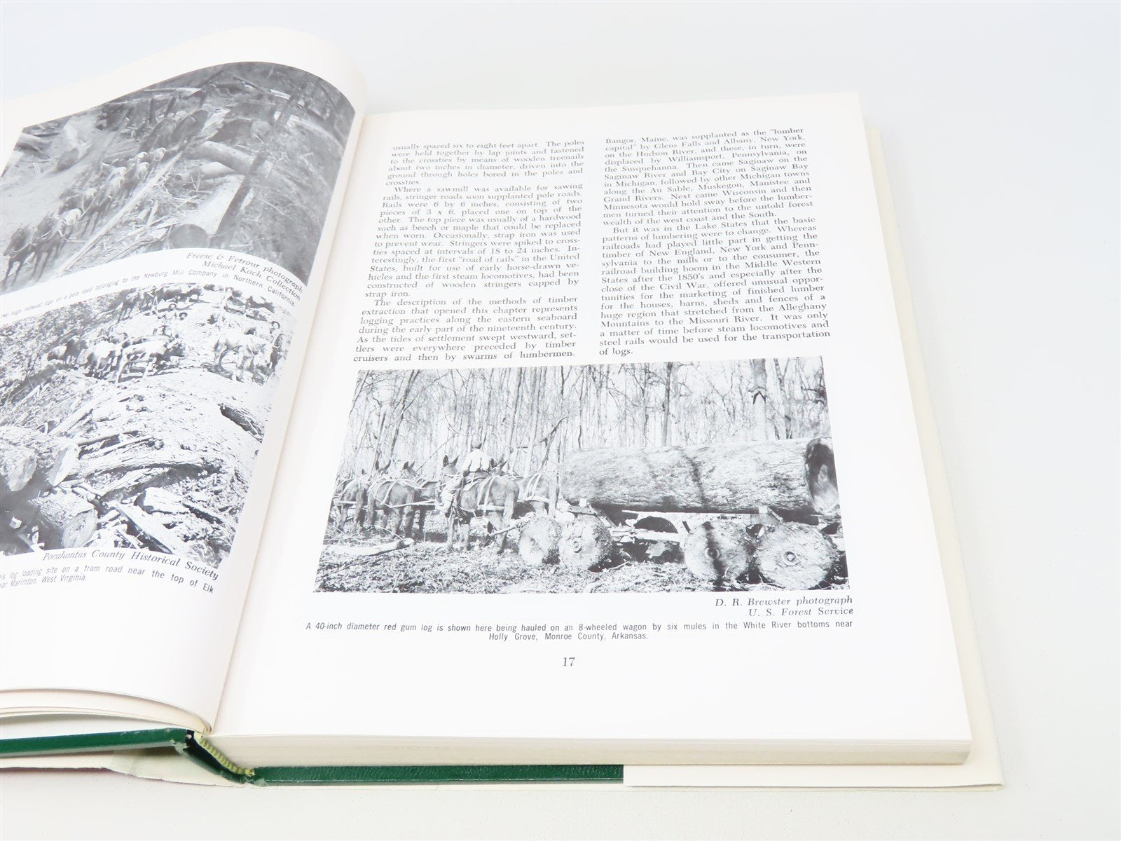 Steam & Thunder In The Timber by Michael Koch ©1979 HC Book-Signed