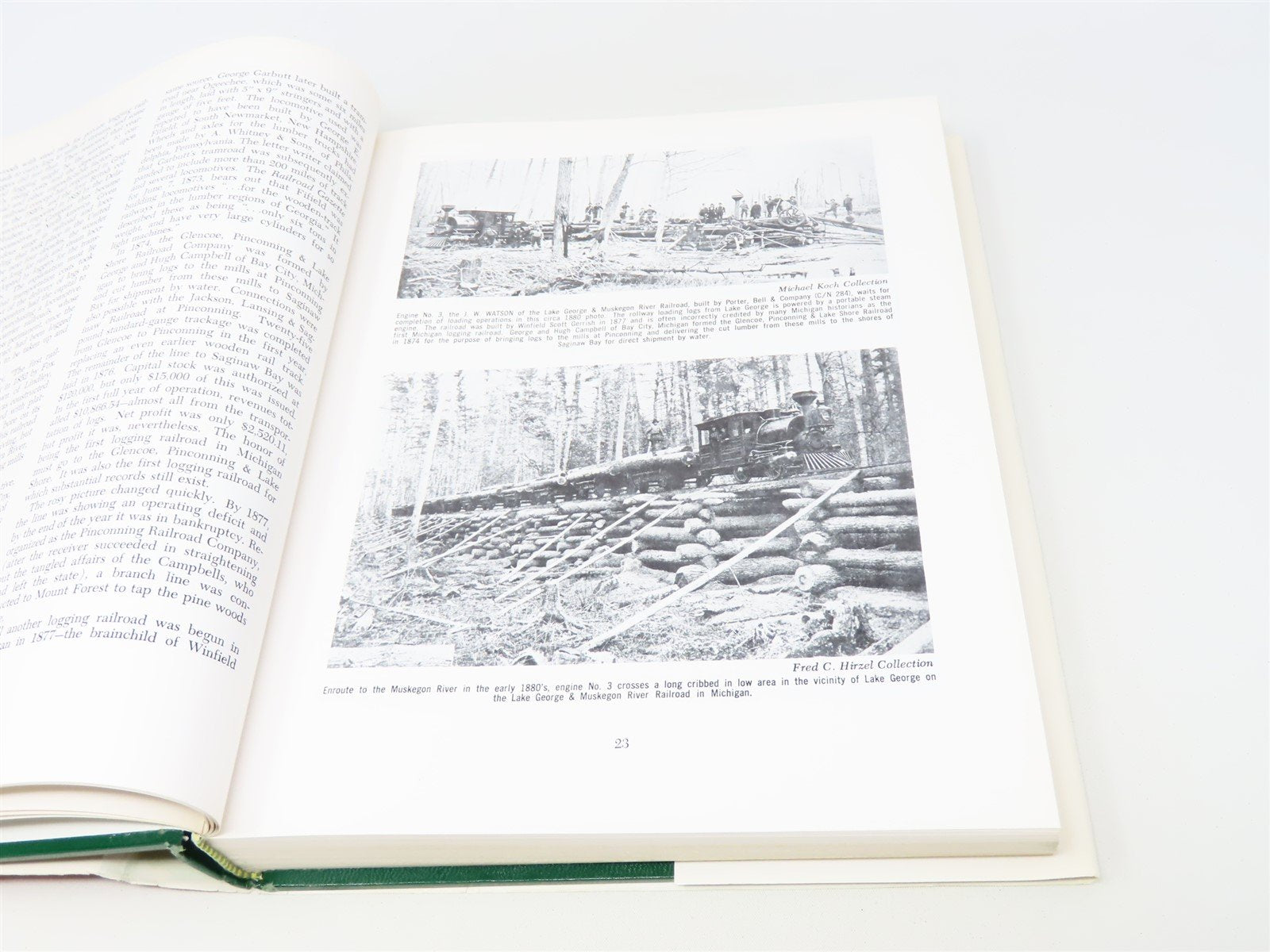 Steam & Thunder In The Timber by Michael Koch ©1979 HC Book-Signed