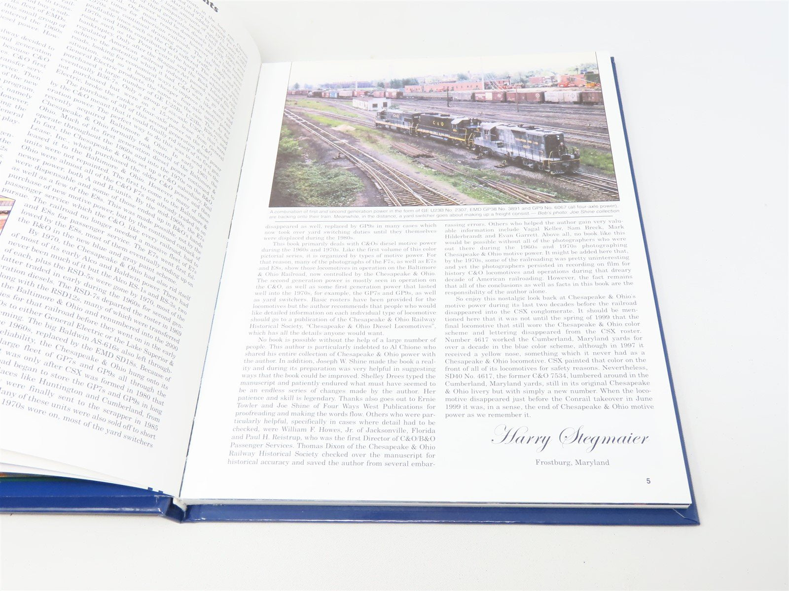 Chesapeake & Ohio Color Pictorial, Vol. 2 by Harry Stegmaier ©2005 HC Book