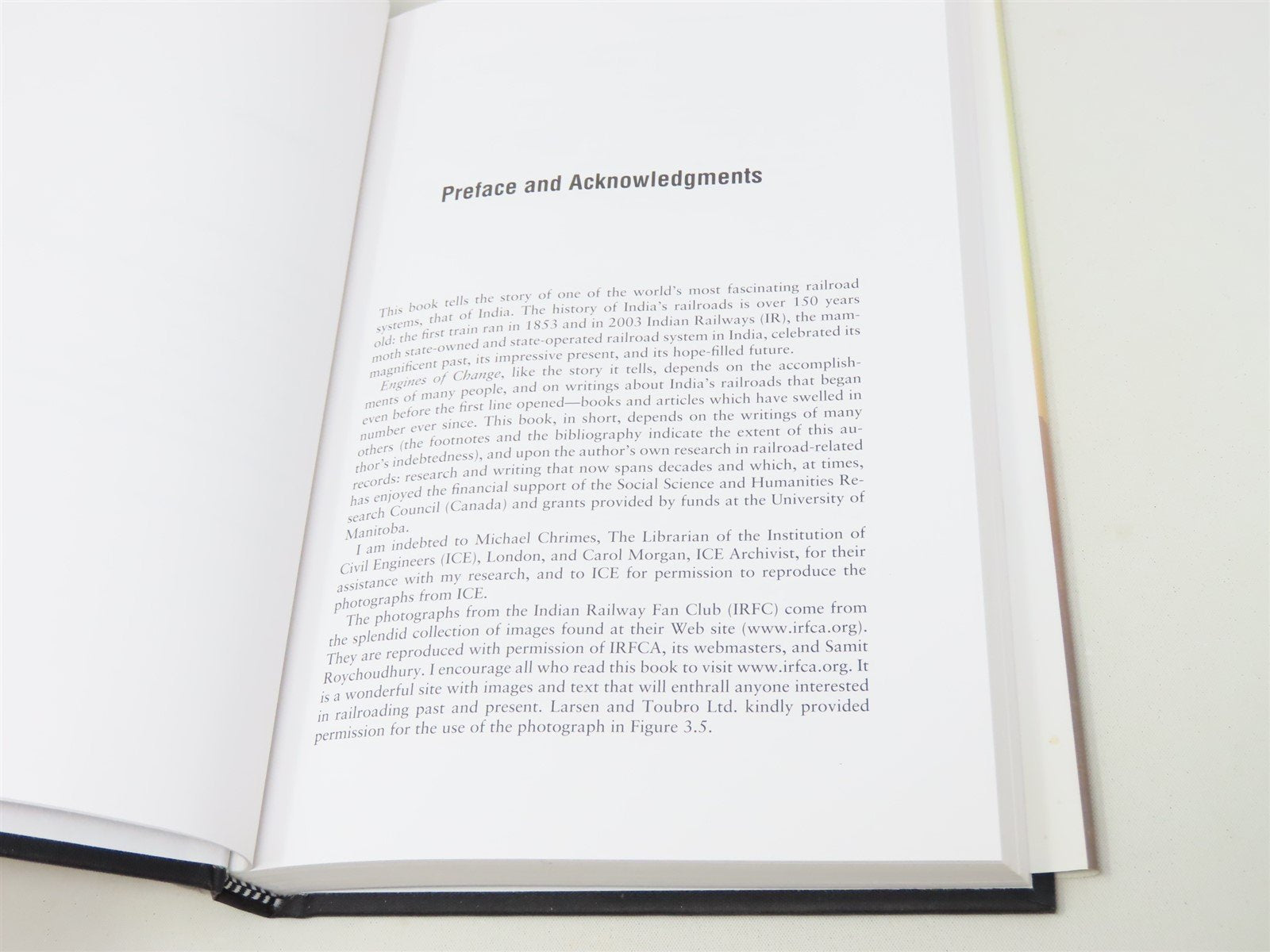 Engines of Change: The Railroads That Made India by Ian J. Kerr ©2006 HC Book