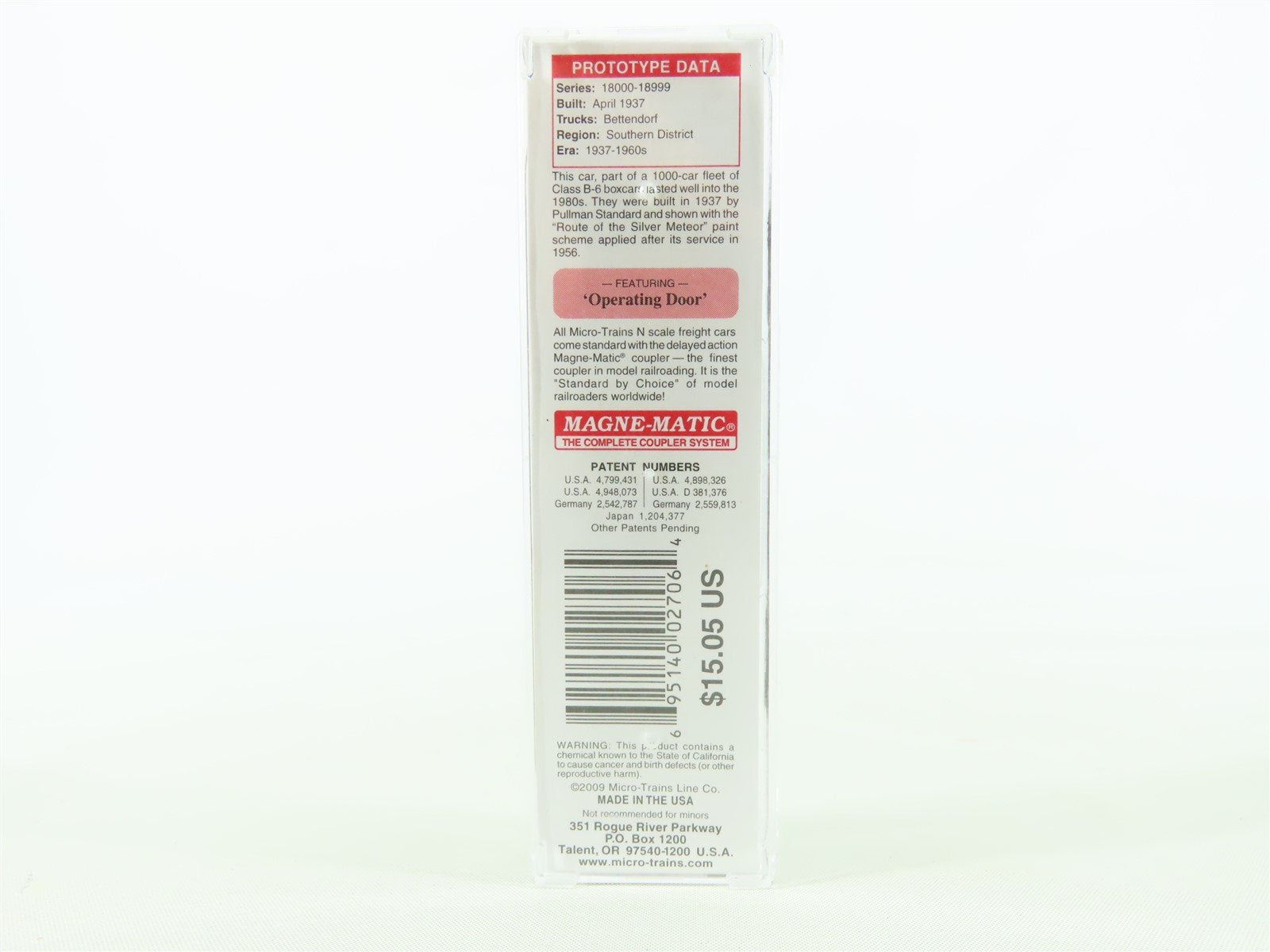 N Scale Micro-Trains MTL #12000250 SAL 