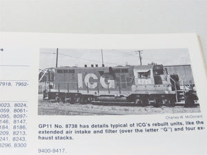Diesel Locomotive Rosters by Charles W McDonald ©1986 SC Book