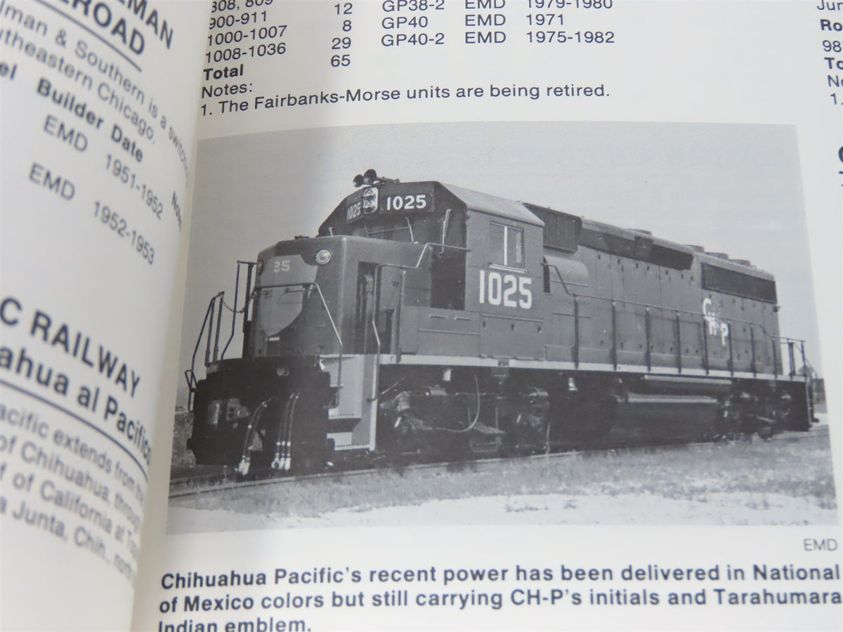 Diesel Locomotive Rosters by Charles W McDonald ©1986 SC Book