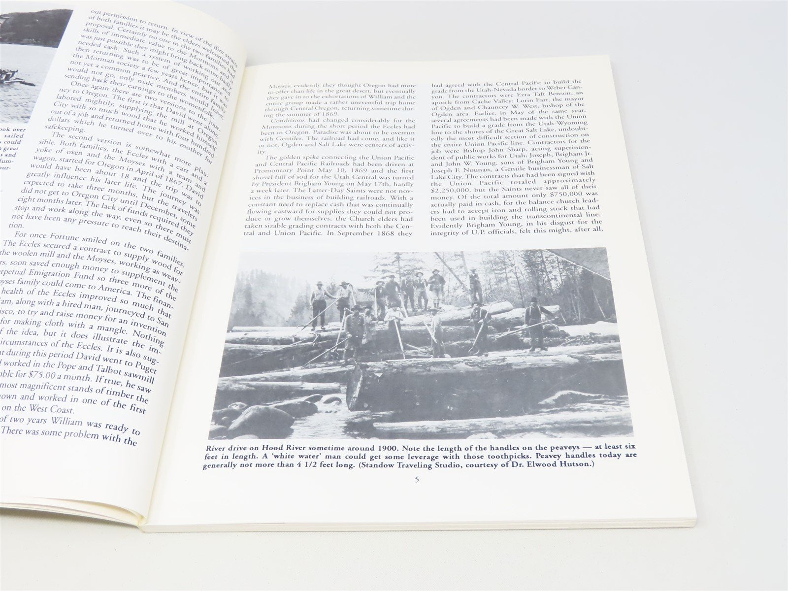 Switchback To The Timber by Clem L Pope ©1994 SC Book -Signed