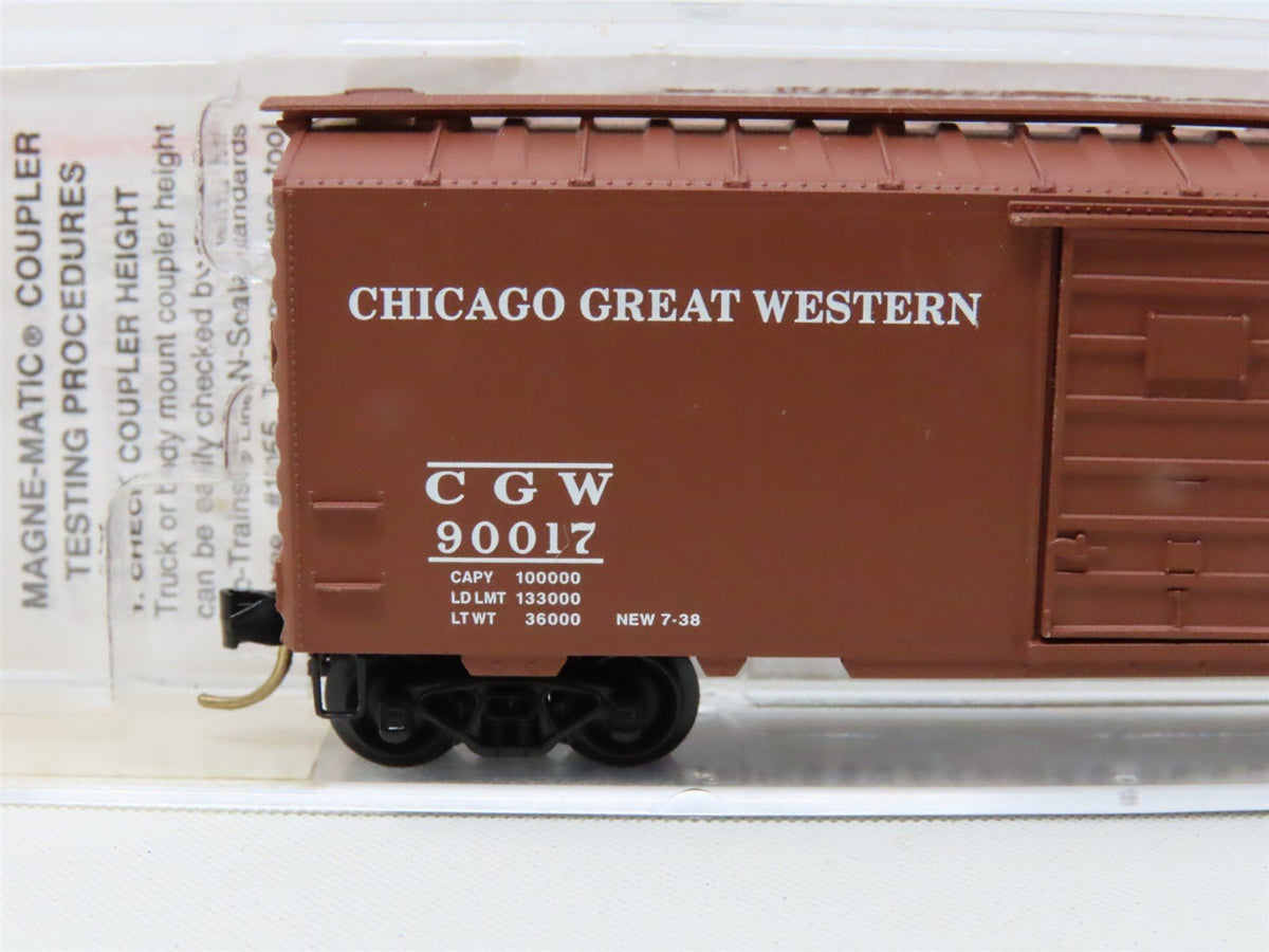 N Scale Micro-Trains MTL #20950 CGW &quot;Cotton Belt Route&quot; 40&#39; Box Car #90017