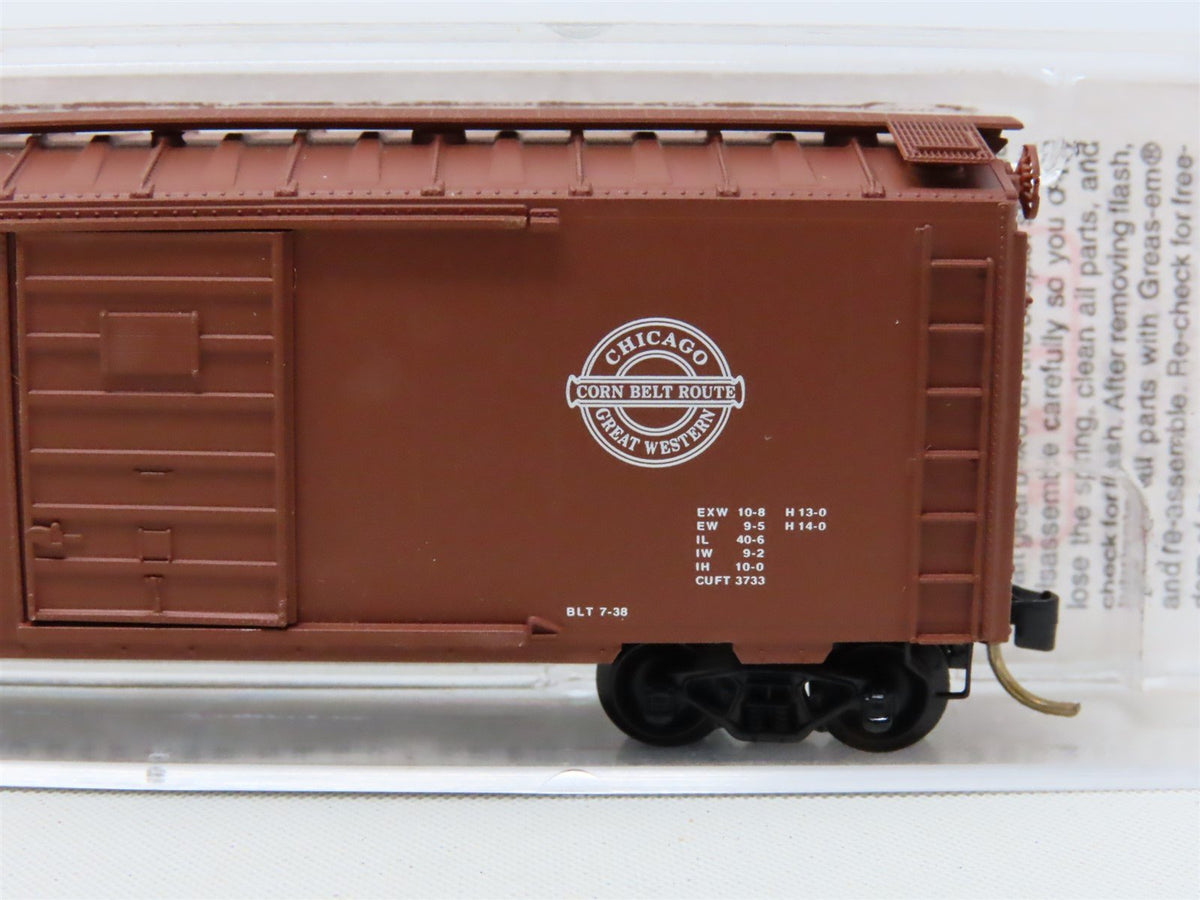 N Scale Micro-Trains MTL #20950 CGW &quot;Cotton Belt Route&quot; 40&#39; Box Car #90017