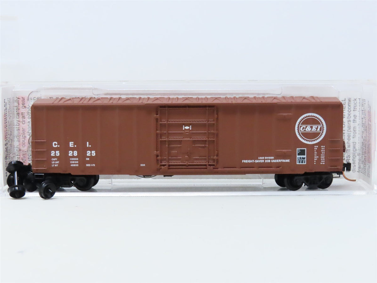 N Micro-Trains MTL #27030 CEI Chicago &amp; Eastern Illinois 50&#39; Box Car #252825