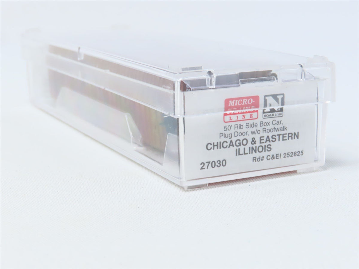 N Micro-Trains MTL #27030 CEI Chicago &amp; Eastern Illinois 50&#39; Box Car #252825