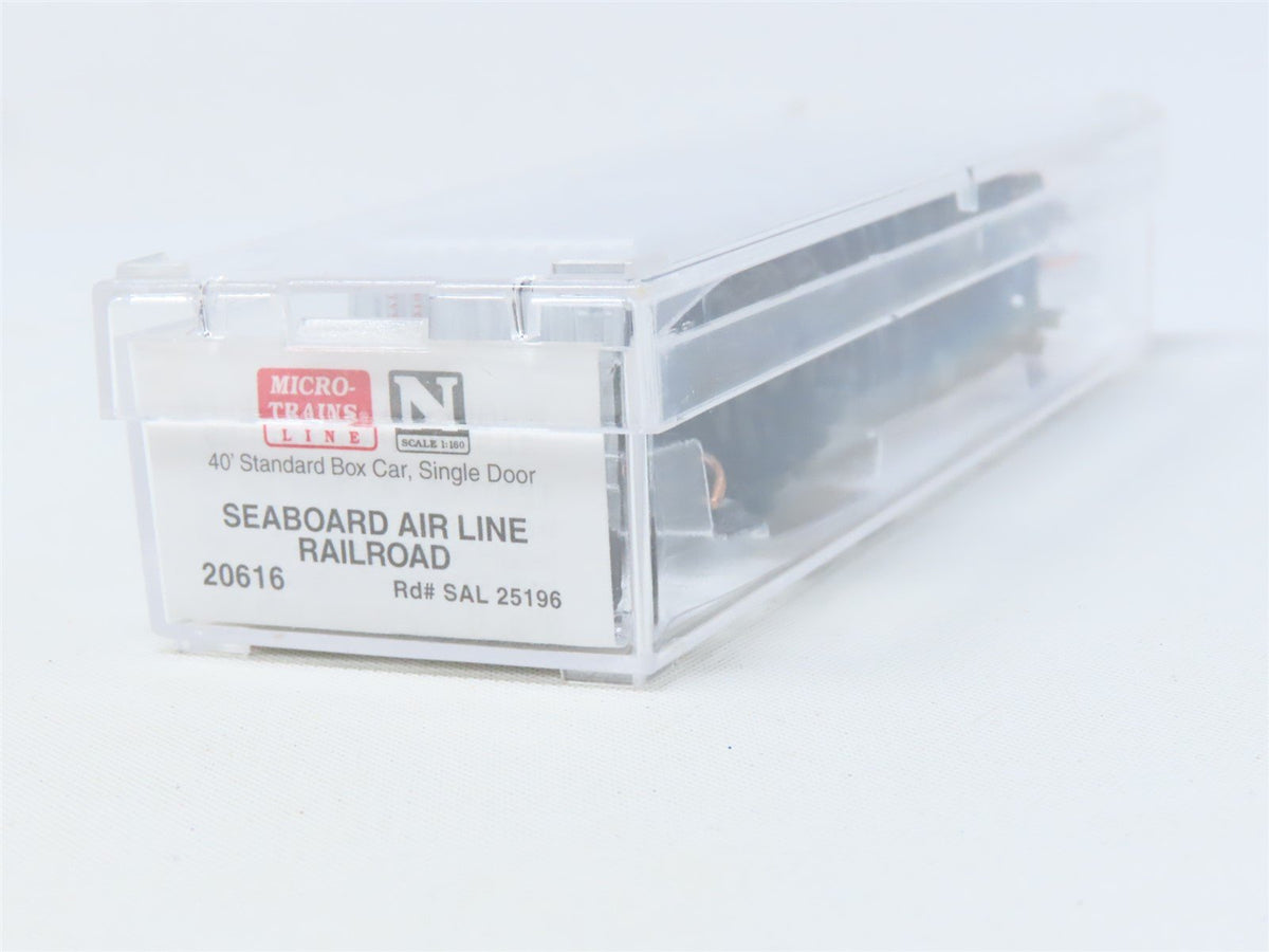 N Micro-Trains MTL #20616 SAL Seaboard Air Line Railroad 40&#39; Box Car #25196