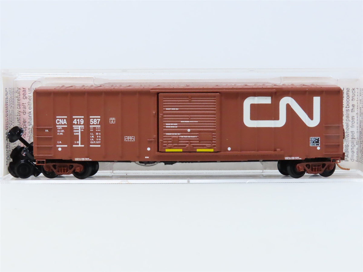 N Micro-Trains MTL #25650 CNA CN Canadian National 50&#39; Box Car #419587