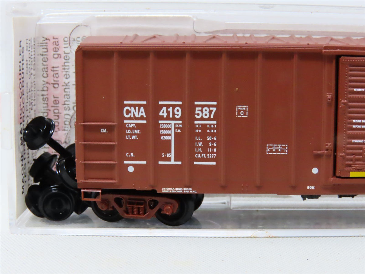 N Micro-Trains MTL #25650 CNA CN Canadian National 50&#39; Box Car #419587