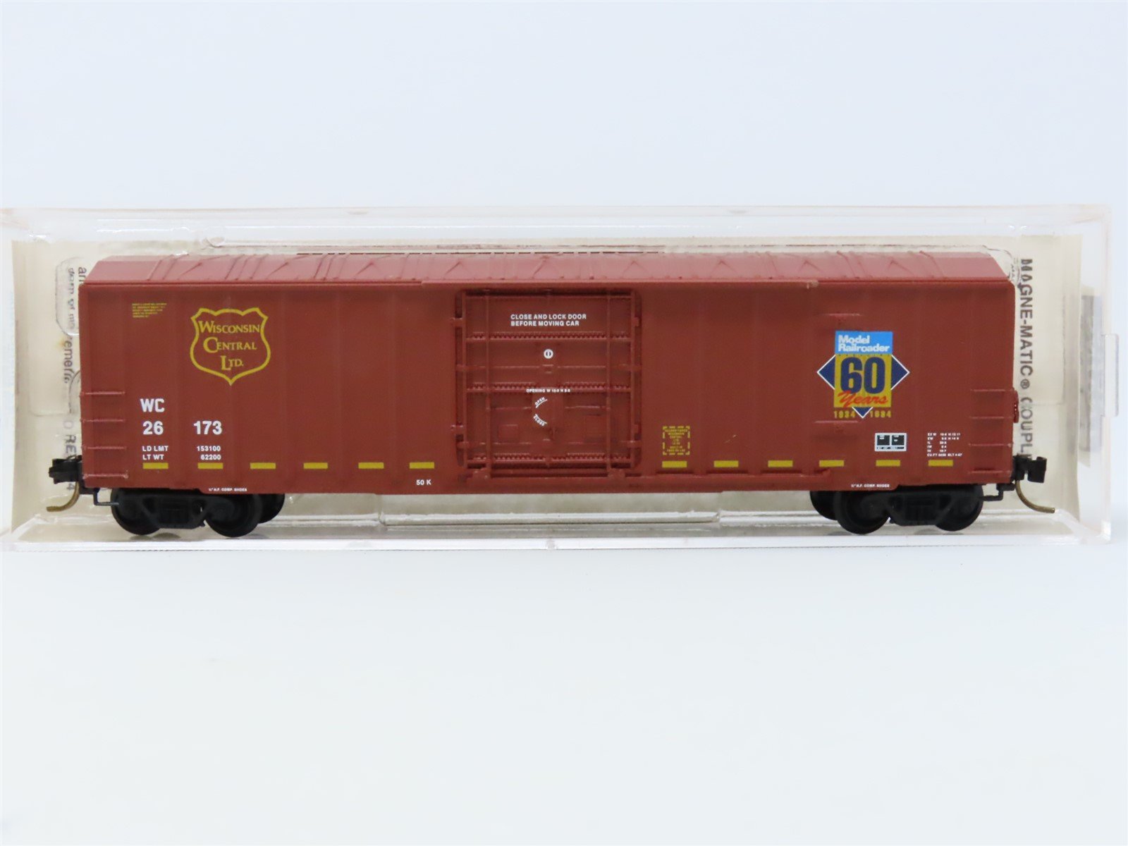 N Micro-Trains MTL #27210 WC "Model Railroader 60 Years" 50' Box Car #26173