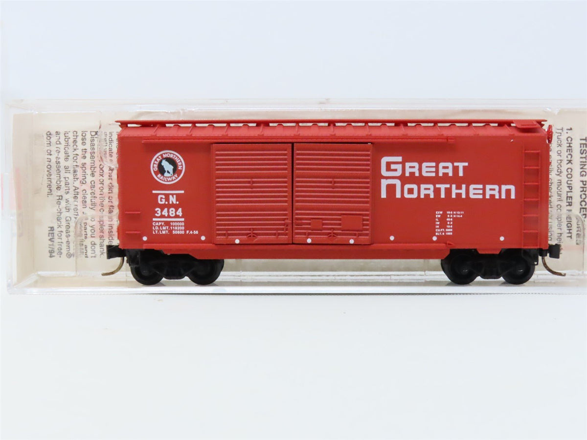 N Micro-Trains MTL #23210 GN Great Northern &quot;Circus Train&quot; 40&#39; Box Car #3484